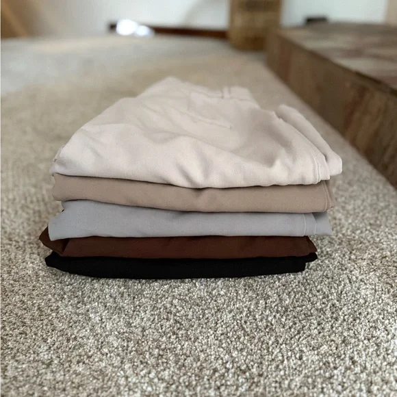 Abercrombie & Fitch Women’s Sloan Tailored Wide Leg Pants (5 pair) - Picture 5 of 6